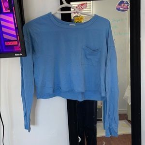 garage long sleeve crop top